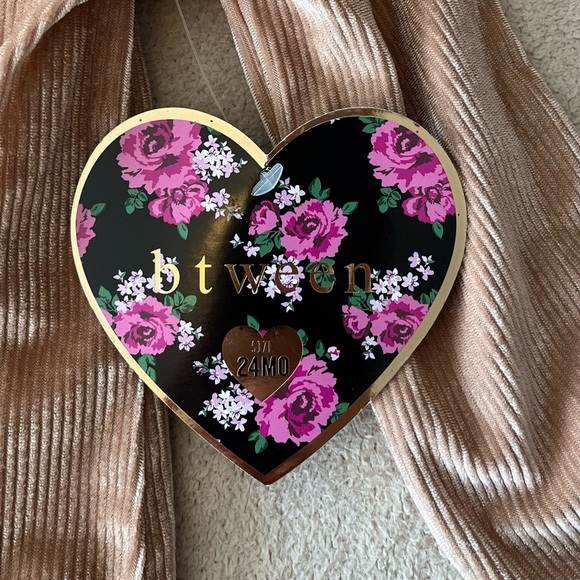 NWT btween Toddler Girls’ Ruffle Velour Set 24M - Picture 7 of 10